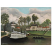 Henri Rousseau The Great Laundry Boat at Charenton Bridge painting