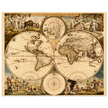 Ancient world map. Nova orbis tabvla in lvcem edita by Frederik de Wit