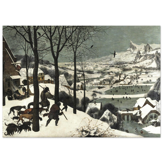 Hunters in the Snow painting by Pieter Bruegel.