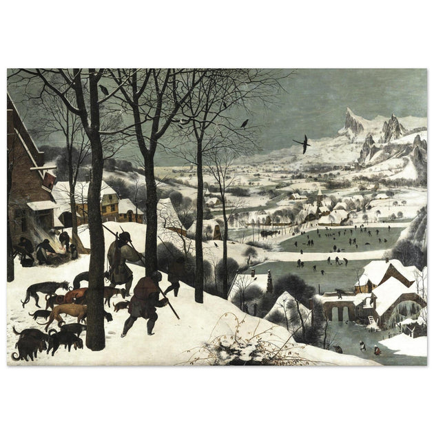 Hunters in the Snow painting by Pieter Bruegel.