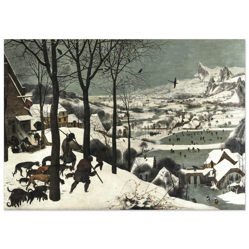 Hunters in the Snow painting by Pieter Bruegel.