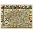 The Holy Roman Empire ancient map by Jan Jansson . Nova Germaniae Descriptio .