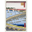 Ryogoku Bridge and the Great Riverbank by Utagawa Hiroshige
