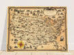 Pictorial old map of the United States of America by Ernest Dudley Chase