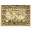 Ancient world map of 1776 by Abbe Clouet Double hemisphere world map.