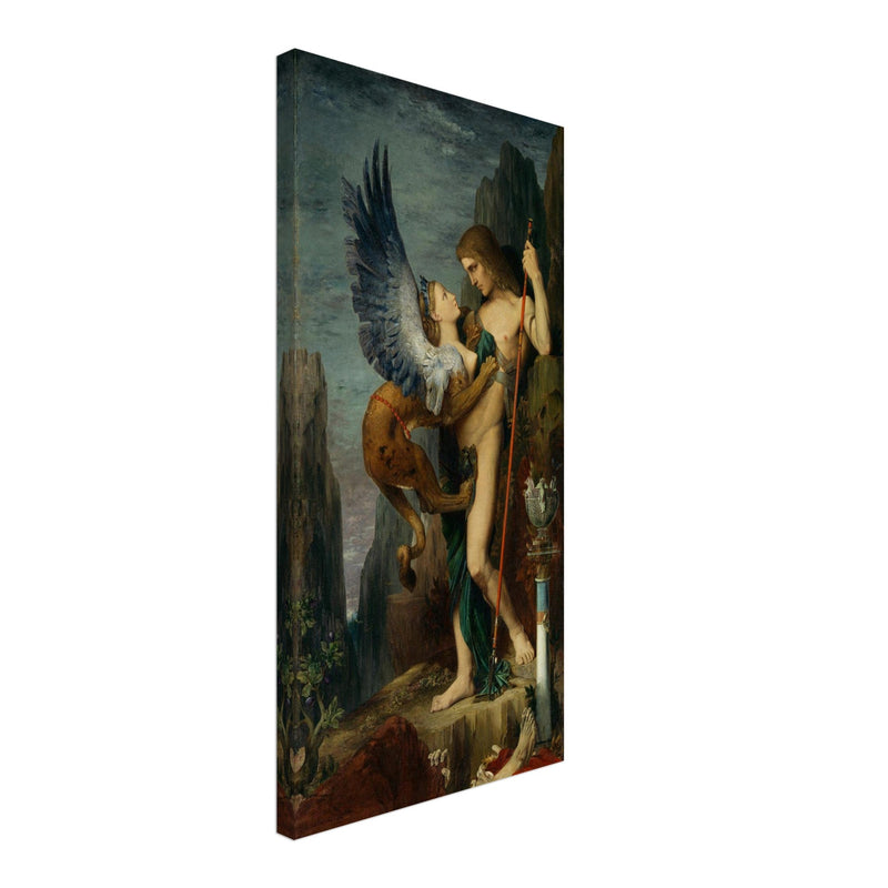 Oedipus and the Sphinx painting by Gustave Moreau