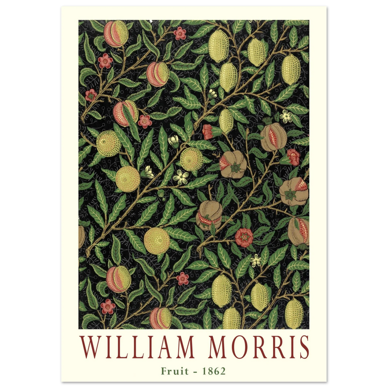 William Morris Fruit  vintage artwork.