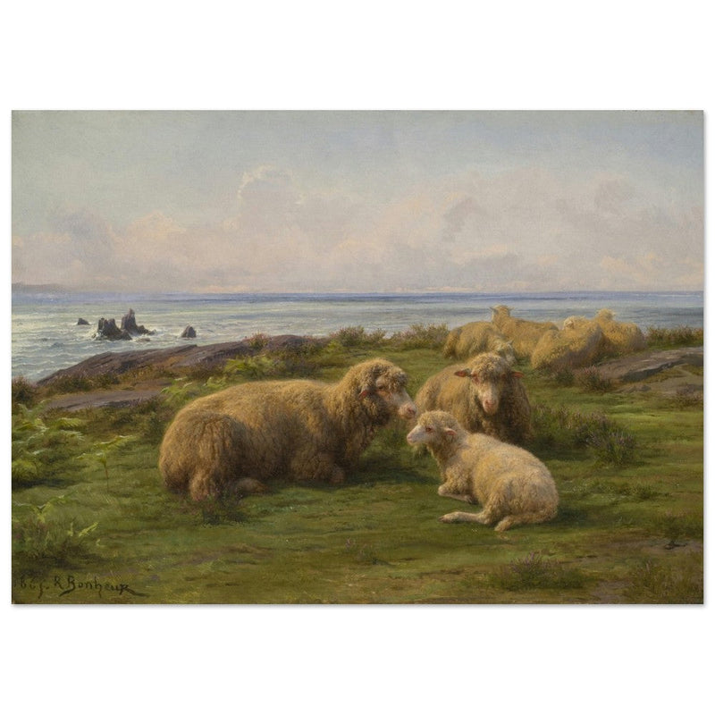 Sheep by the Sea by Rosa Bonheur.