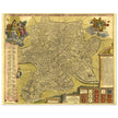 Antique city map of Rome in Italy XVIII Century by Johan Baptiste Homann.