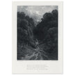 Gustave Dore illustration of King Arthur legend .Lancelot approaching the Castle of Astolat, Idylls of the King by Alfred Tennyson.