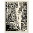 John Austen illustration for Hamlet The death of Ophelia