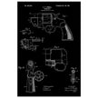 Vintage revolver patent by C P O'Neill.