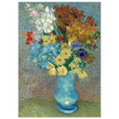 Flowers in a blue vase Vincent Van Gogh