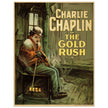 Charlie Chaplin The Gold Rush movie poster.