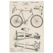 Vintage bicycle patent 1899 by M. C Johnson.