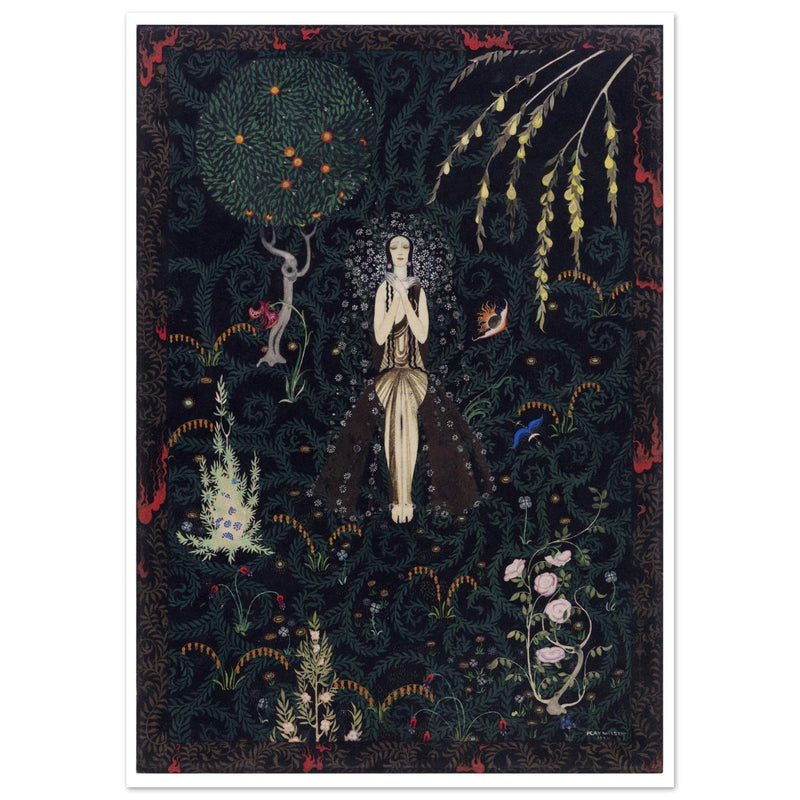 Kay Nielsen and his illustration Flowers and Flames 1921 .