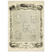 The Constitution of the United States of America vintage poster of 1865.