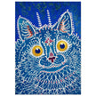 Cat Gouache by Louis Wain.