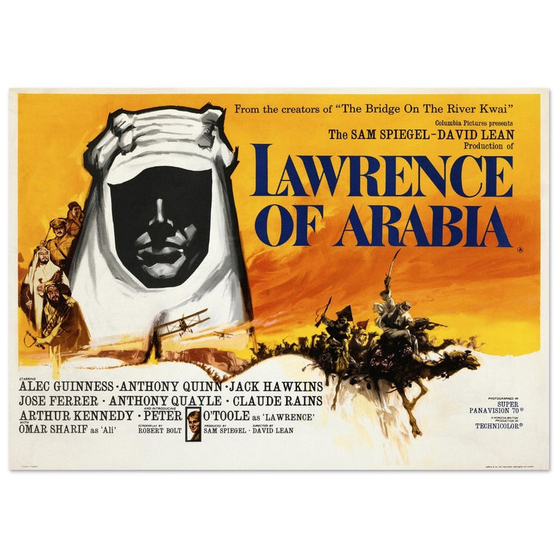 Lawrence of Arabia movie poster.