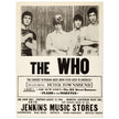 The Who concert poster reproduction. 1968 Concert . Fine art paper print