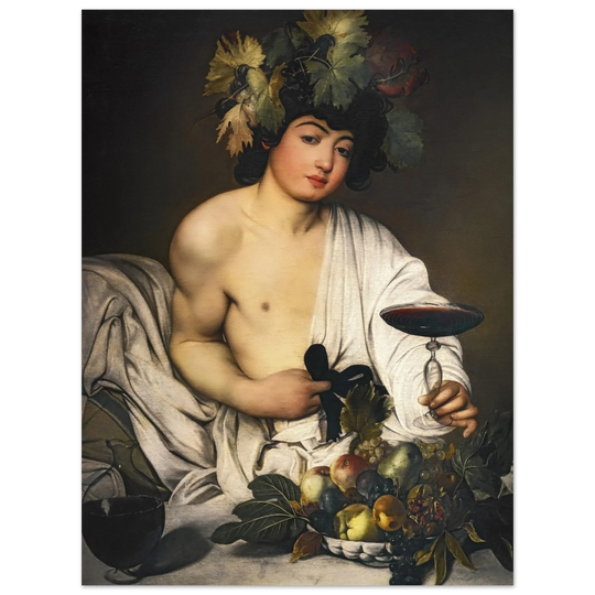 Bacchus God of wine by Michelangelo Merisi da Caravaggio