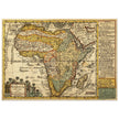 Africa ancient map of the XVIII century by Johann Georg Schreiber.