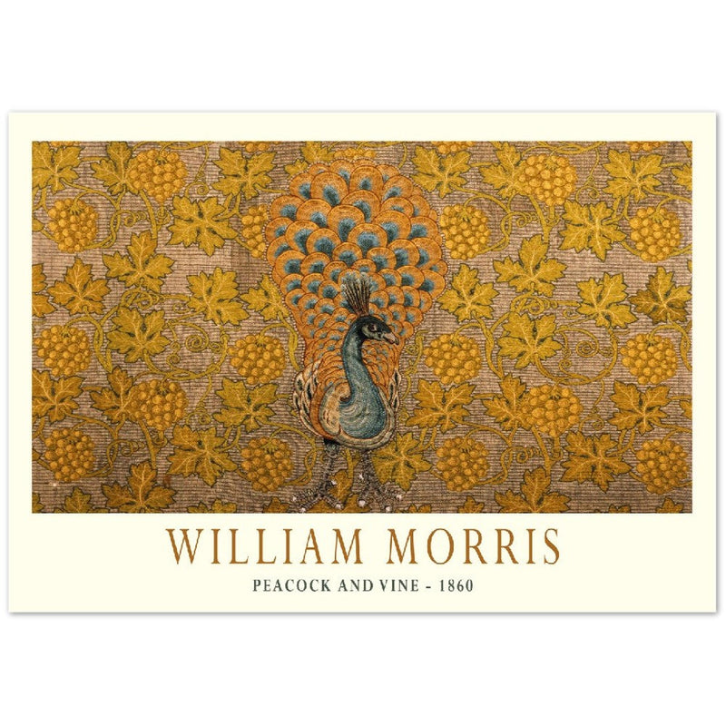 William Morris Peacock and Vine 1860 .