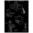 Vintage revolver patent by C P O'Neill.