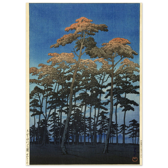 Hikawa Park in Omiya by Kawase Hasui
