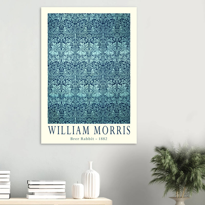 William Morris Brer Rabbit wallpaper vintage design.
