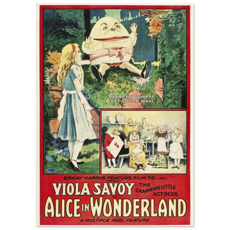 Alice in Wonderland movie poster.