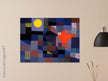 Paul Klee Fire at Full Moon abstract painting.   .
