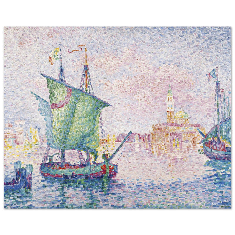 Paul Signac painting Venice, The Pink Cloud, 1909