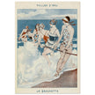 Poules d' Eau by Fabien Fabiano.  illustration of an illustration published in Fantasio Magazine in the 30s.