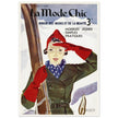 La Mode Chic old vintage fashion magazine cover from the 30s. January 1936.