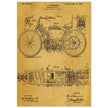 Motorcycle old patent by G. W Manson.