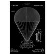 Airship patent drawing by T S C lowe Air balloon illustration