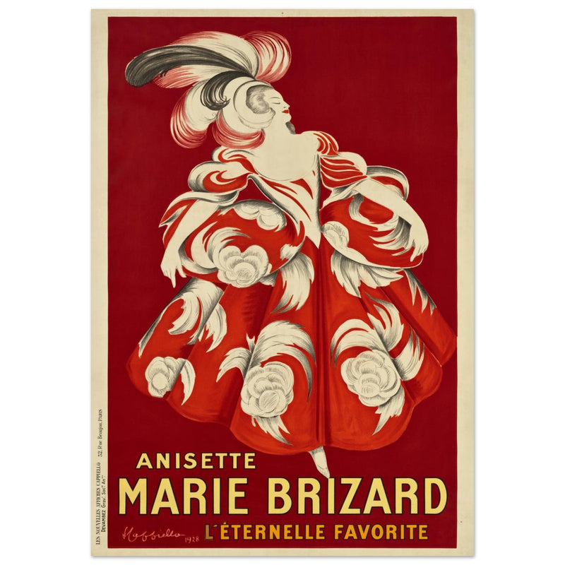 Anisette Marie Brizard vintage advertising poster by Leonetto Cappiello.