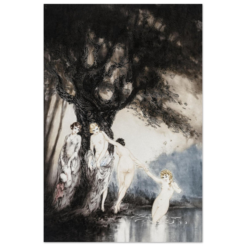 Louis Icart illustration "Les Baigneuses" ( The Bathers )