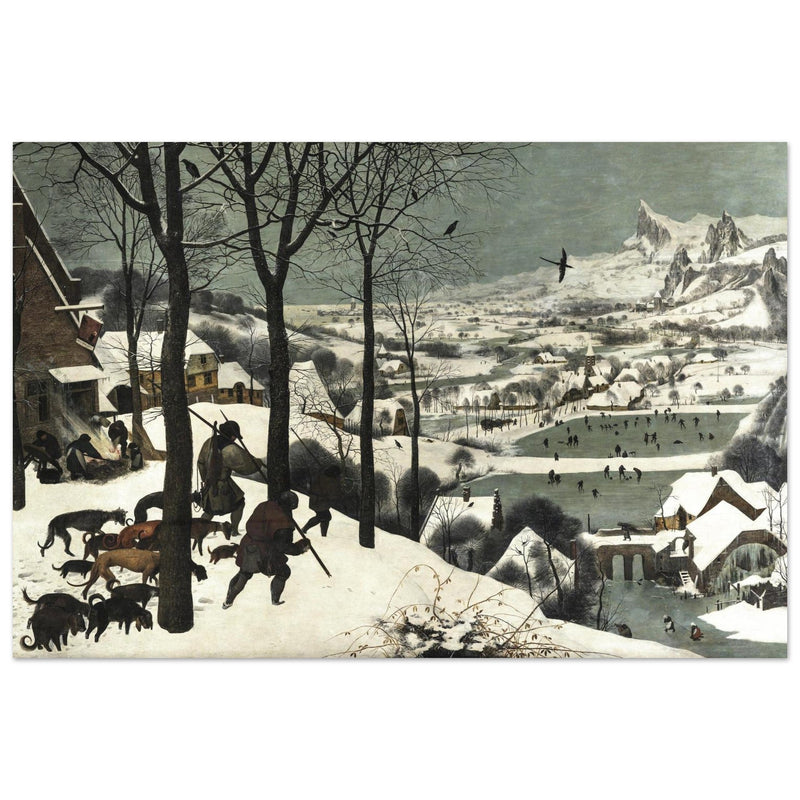 Hunters in the Snow painting by Pieter Bruegel.