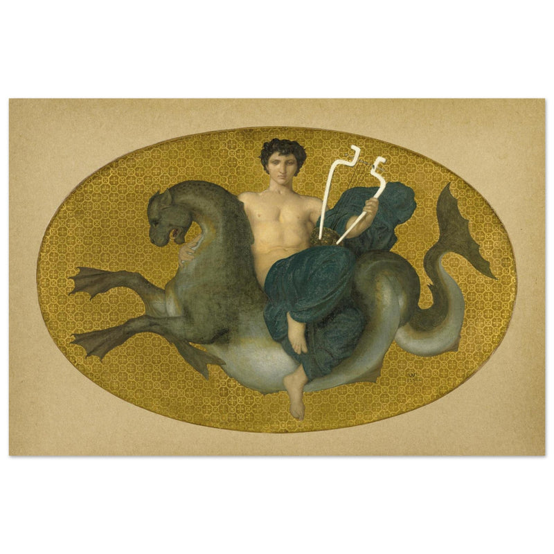 William Adolphe Bouguereau painting Arion on a Sea Horse