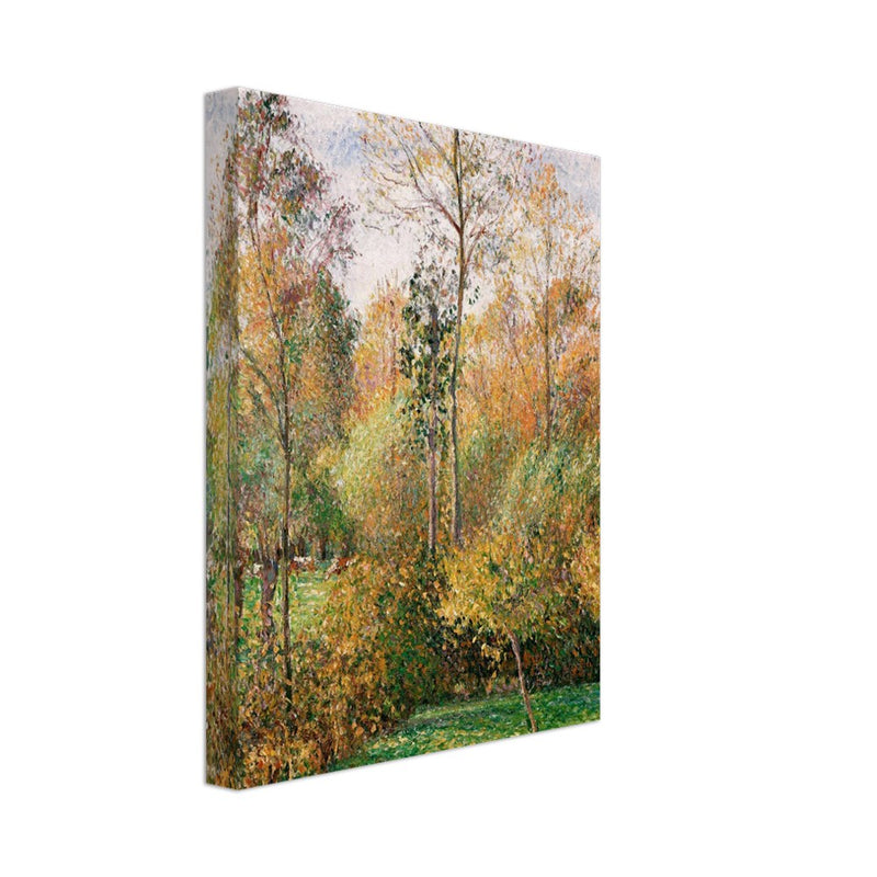 Autumn Poplars Eragny by Camille Pissarro 1894.