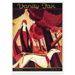 Vanity Fair vintage cover  1926 by Victor Bobritsky Elegant woman with dog -
