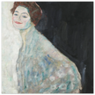 Gustav Klimt Lady in White woman portrait painting.