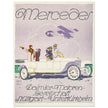 Mercedes car vintage advertising print  1914 by Ludwig Hohlwein.