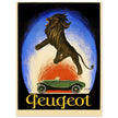 Peugot vintage advertising by Leonetto Cappiello 1925 poster .