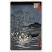 Fox Fires on New Year’s Eve at the Changing Tree in Oji by Utagawa Hiroshige