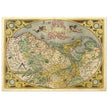 Ancient map of the Low countries ( Belgium, Netherlands and Luxembourg ) by Ortelius.