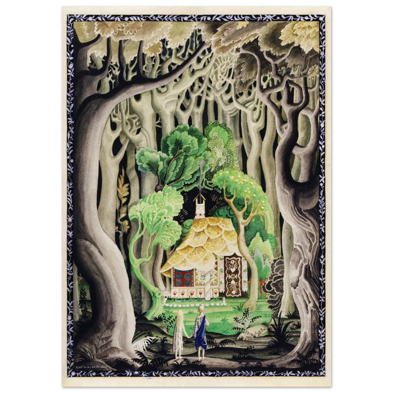 Kay Nielsen and his illustration  for Hansel and Gretel.