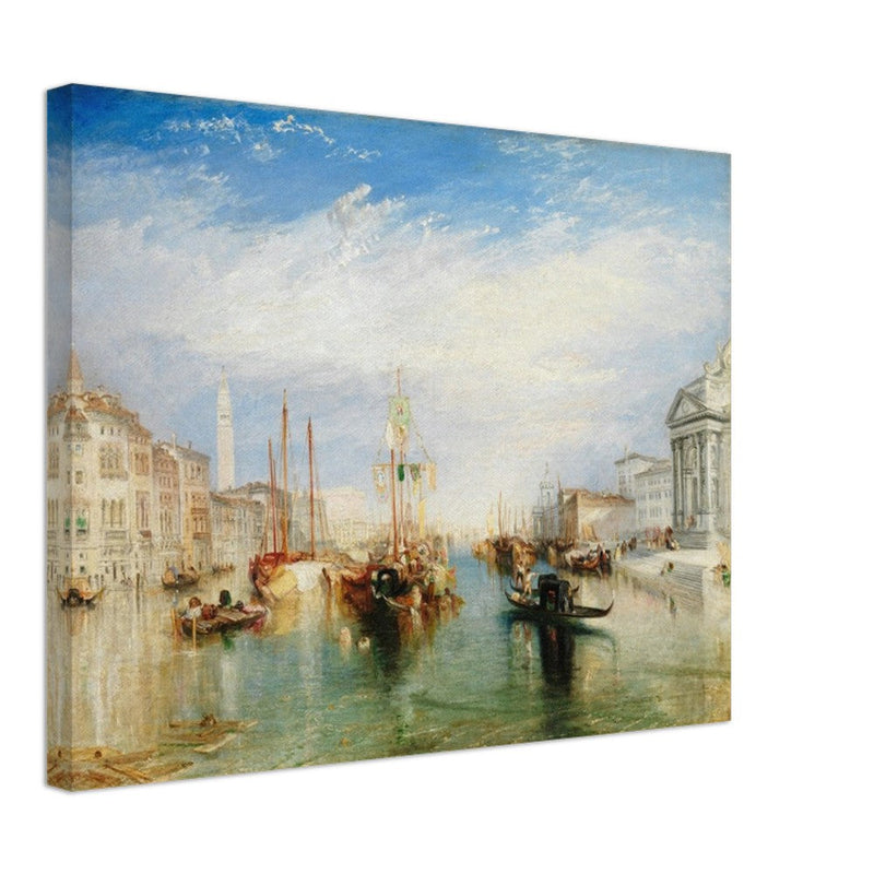 Venice Italy from the Porch of Madonna della Salute by Joseph Mallord William Turner. Antique painting .  Art Print